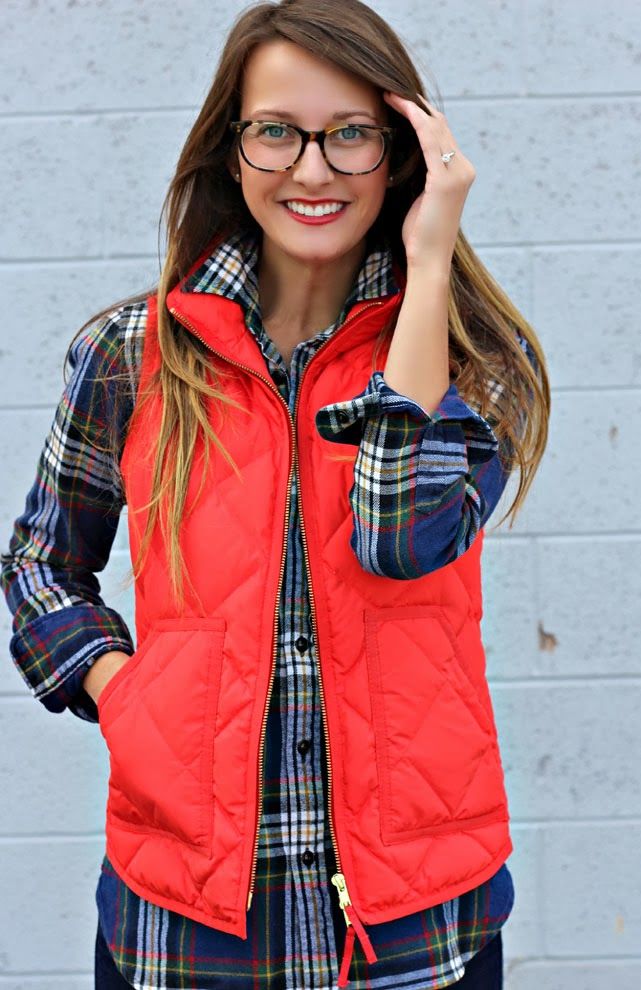 Flannel + a Quilted Vest