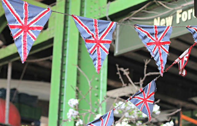 union jack in Borough Market | Finding Beautiful Truth