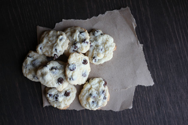 Sugar Cookies with Dark Chocolate Chips