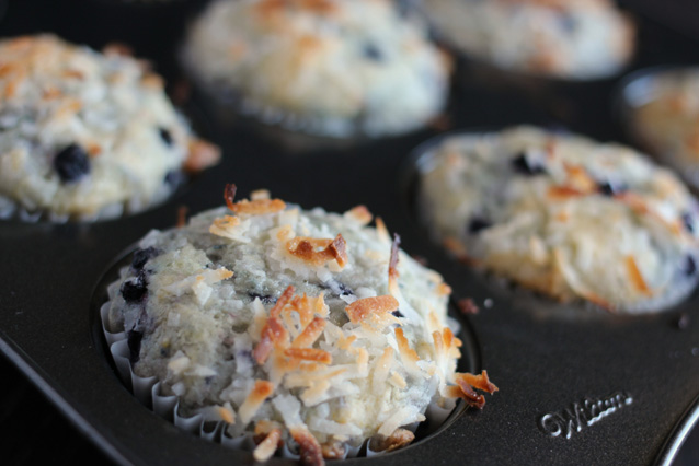 coconut blueberry muffins 4