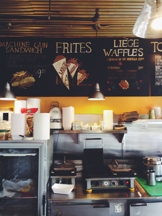 bruges waffles and frites