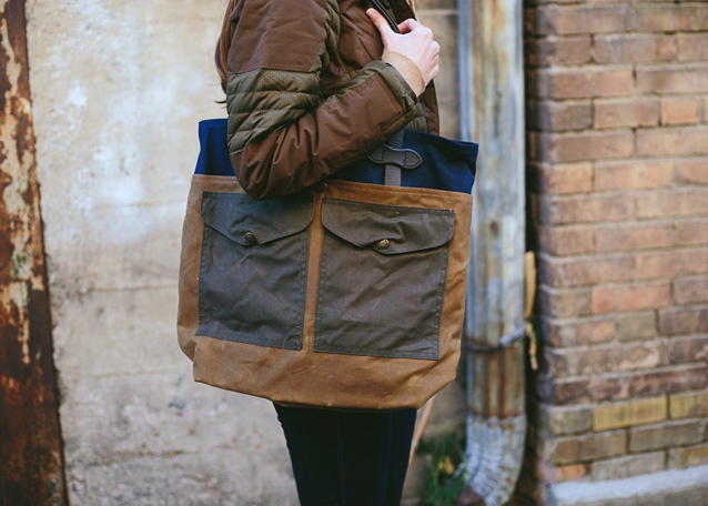winter neutrals & a filson bag
