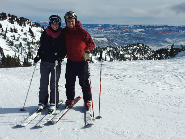 ski date at alta