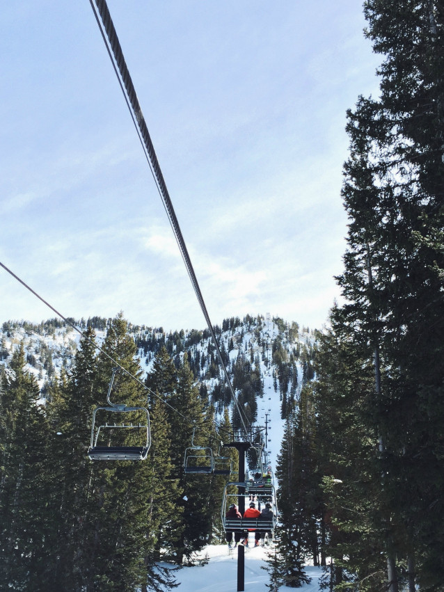 ski date at alta