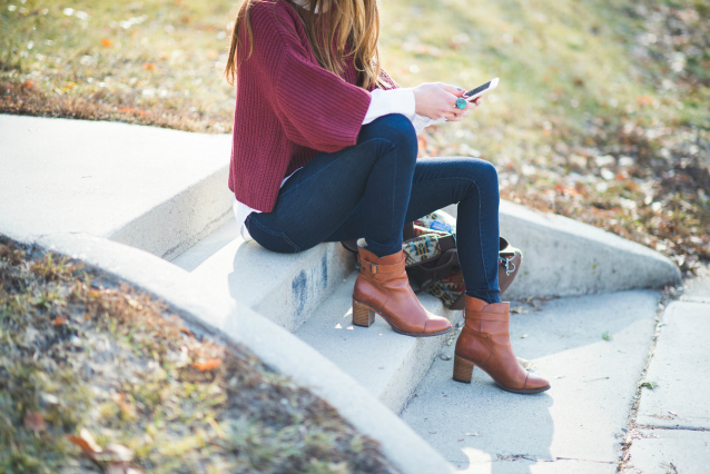 sweater weather with free people & wolverine boots