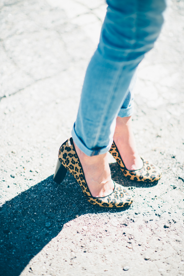 A Casual Outfit + Leopard Pumps - Finding Beautiful Truth