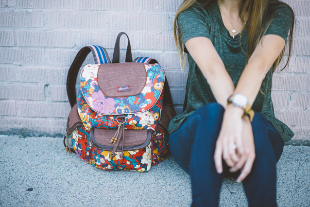 sakroots backpack, fall accessories, finding beautiful truth