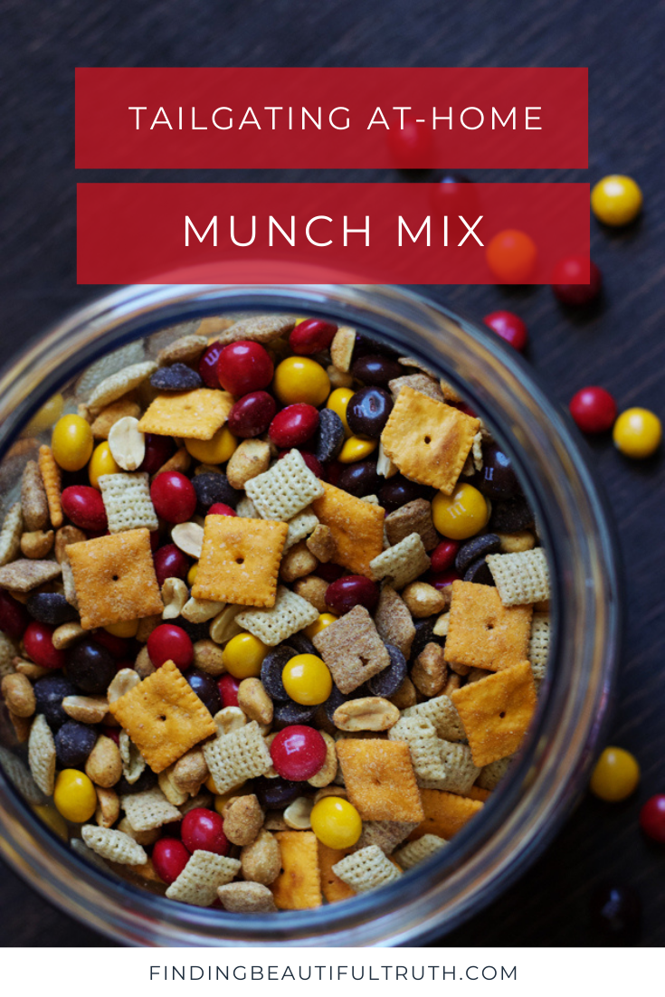 fall munch mix | easy no-bake snack via Finding Beautiful Truth
