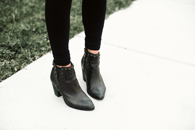 poncho sweater, dolce vita booties, finding beautiful truth