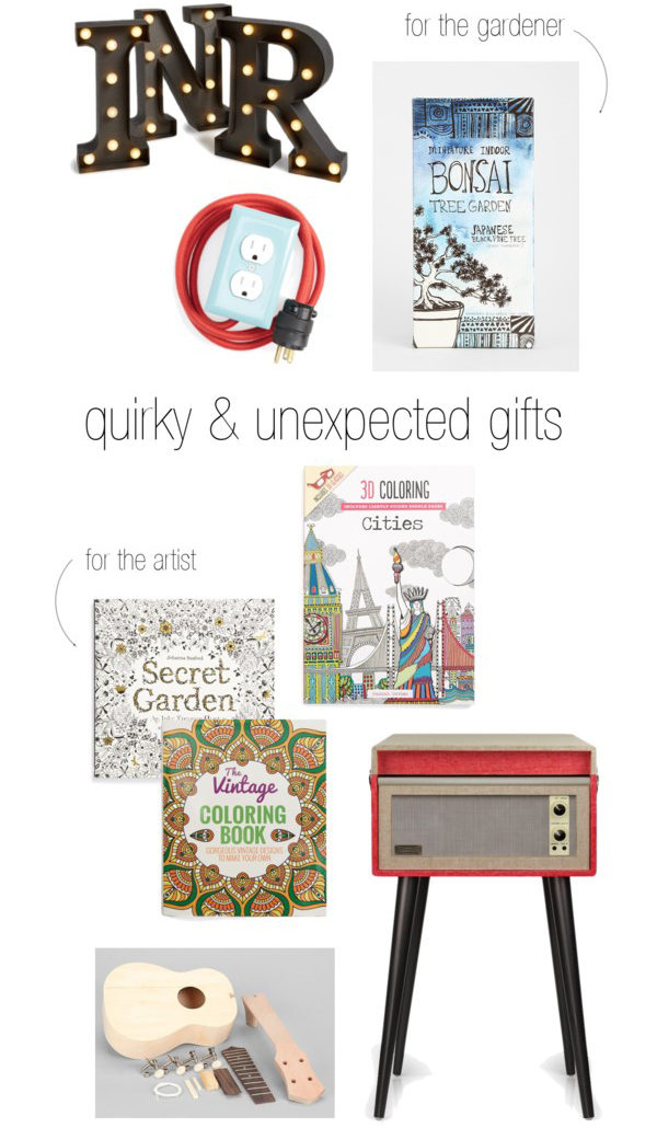 Gift Giving: Quirky + Unexpected Picks