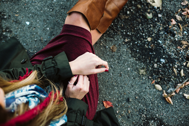 merlot dress, silver dainty rings, finding beautiful truth