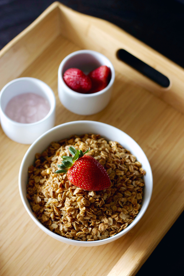 honey walnut granola, finding beautiful truth, breakfast recipe