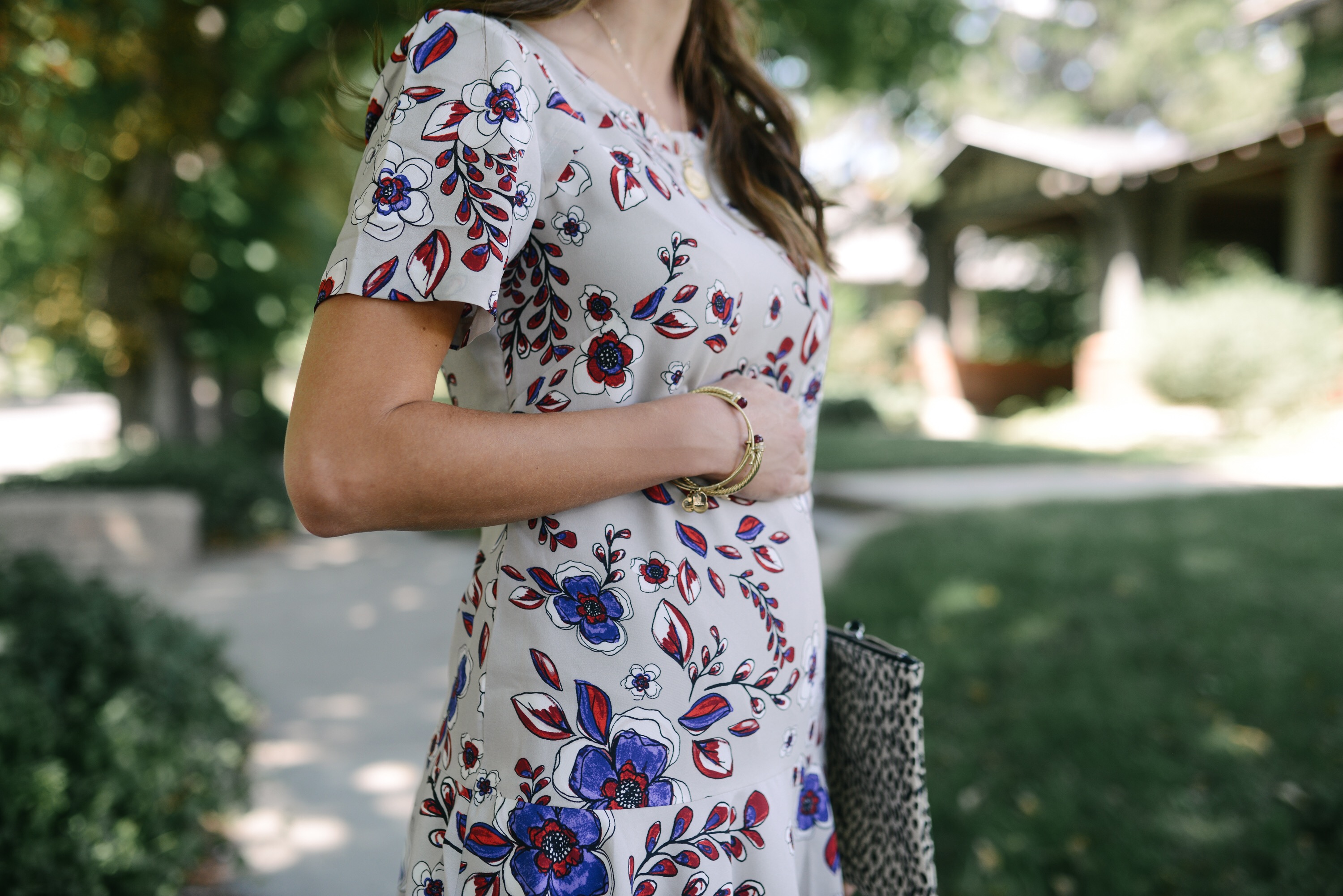 floral dress to wear now and later via Finding Beautiful Truth