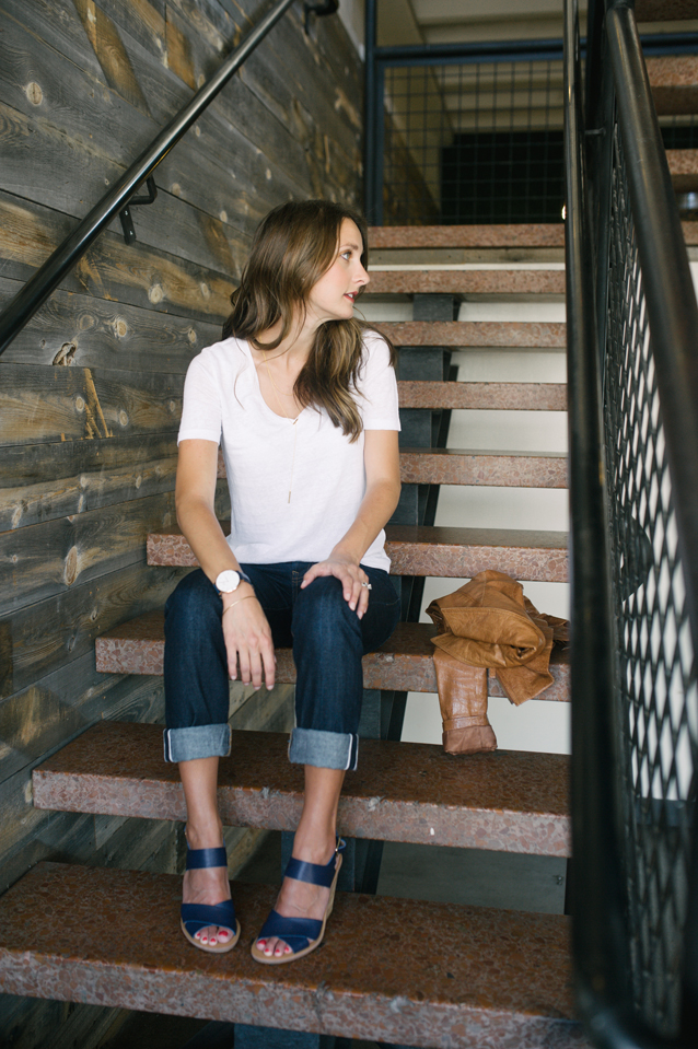 leather jacket for fall via Finding Beautiful Truth