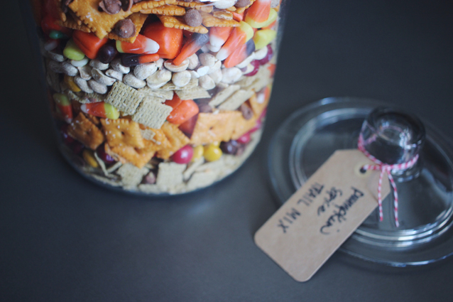pumpkin spice trail mix via Finding Beautiful Truth