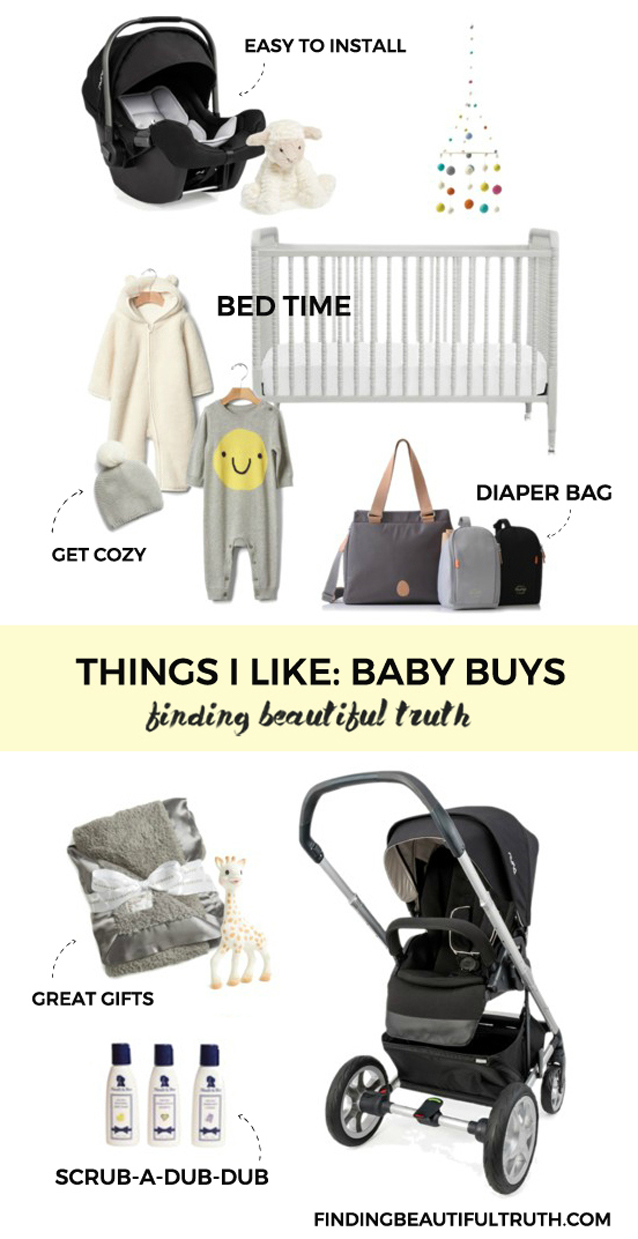 things i like: baby buys via Finding Beautiful Truth