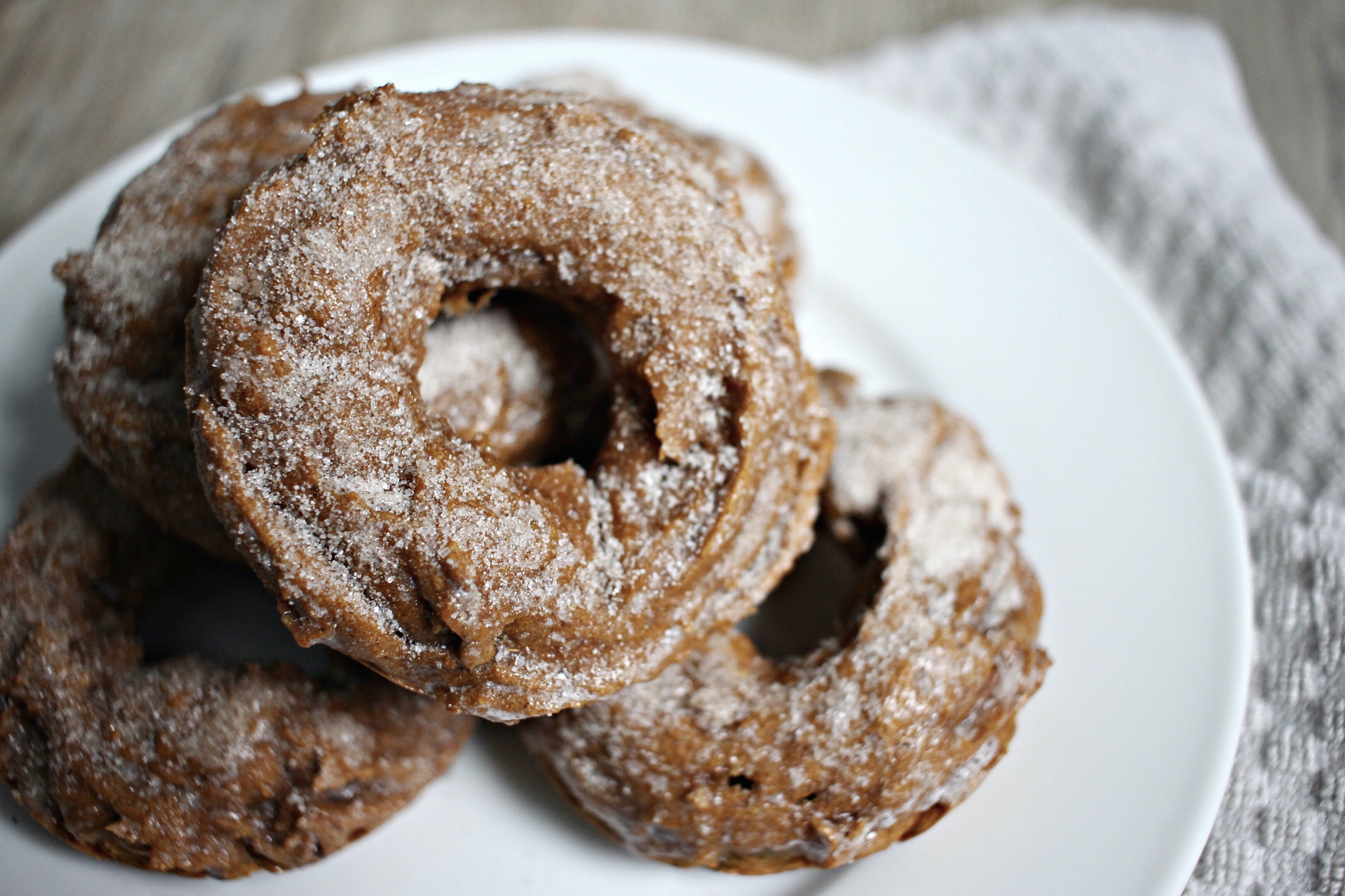 pumpkin spice baked donuts via Finding Beautiful Truth