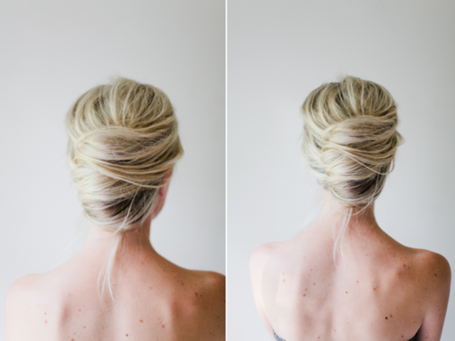 updo ideas: the romantic french twist via Finding Beautiful Truth