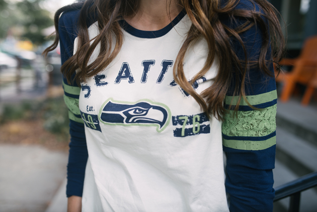 Seattle Seahawks OOTD via Finding Beautiful Truth