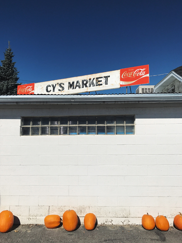 donuts and pumpkins at urban farm & feed market via Finding Beautiful Truth