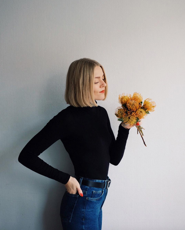 hair care secrets: middle parts | via Finding Beautiful Truth