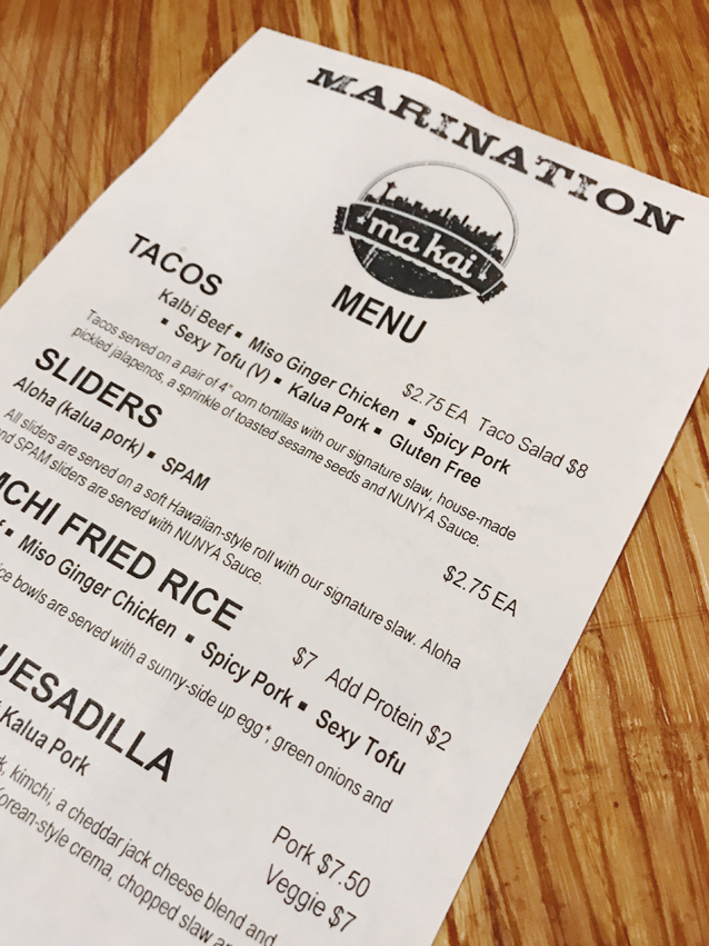 marination ma kai in seattle for tacos | via Finding Beautiful Truth