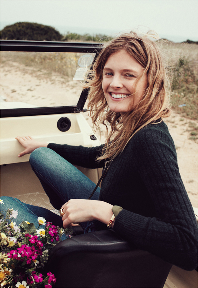 hair care secrets: middle parts | via Finding Beautiful Truth