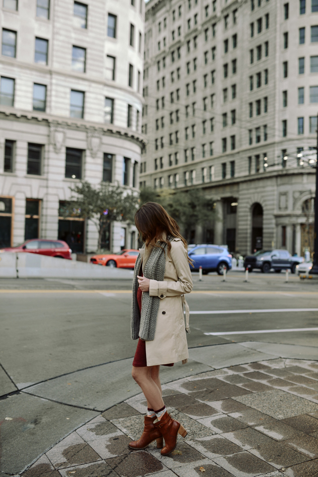 styling a classic trench coat | via Finding Beautiful Truth