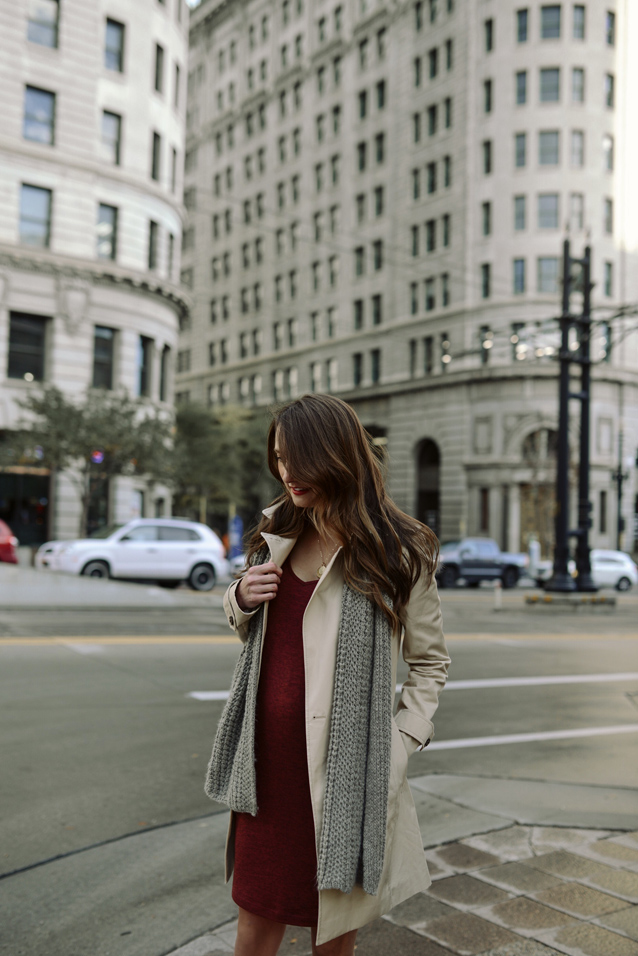 Classic Trench Coat Styled for Fall