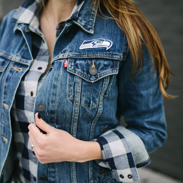 NFL x Levi's fan style | NFL game day must-haves via Finding Beautiful Truth