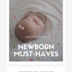 15 must-haves for the newborn stage | Finding Beautiful Truth