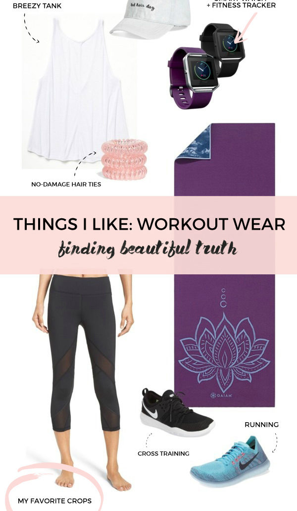 workout wear + fitness things i like | via Finding Beautiful Truth