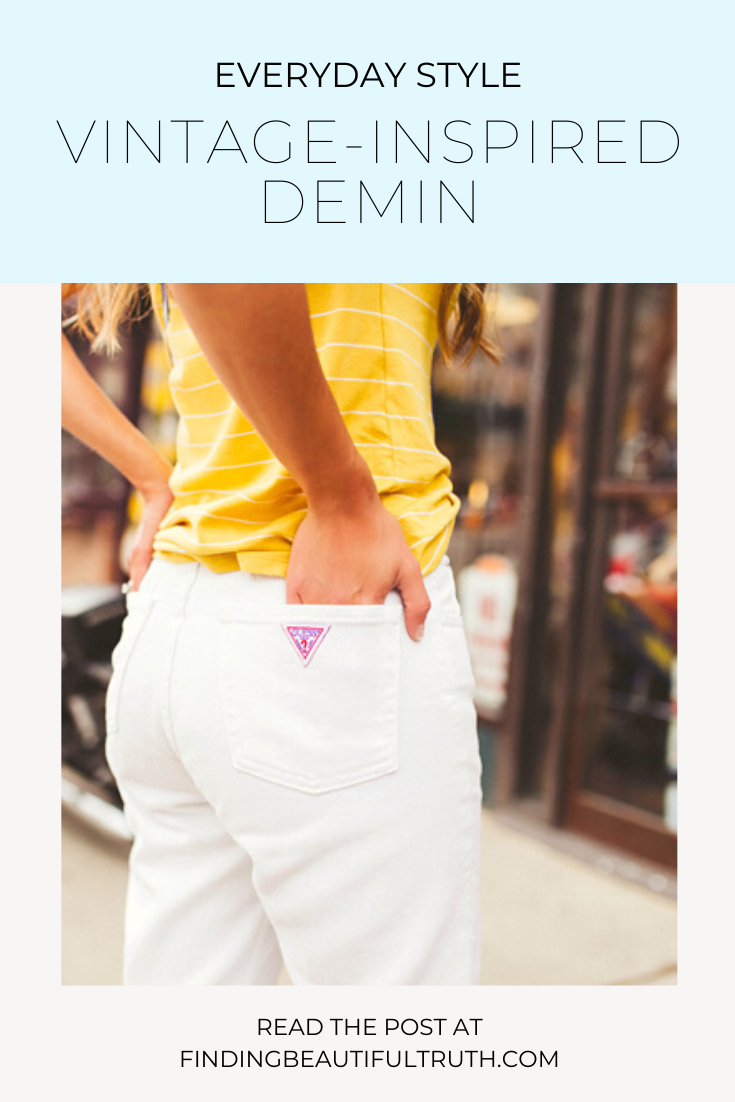 transitioning white denim into fall | Finding Beautiful Truth