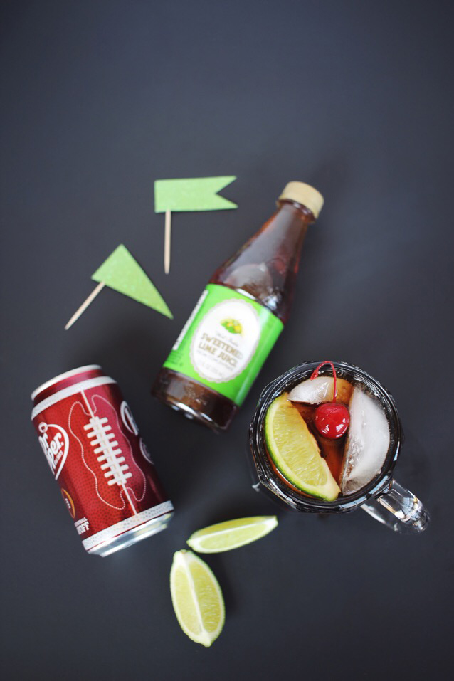 DIY Dr Pepper soda bar + tailgating tips | via Finding Beautiful Truth