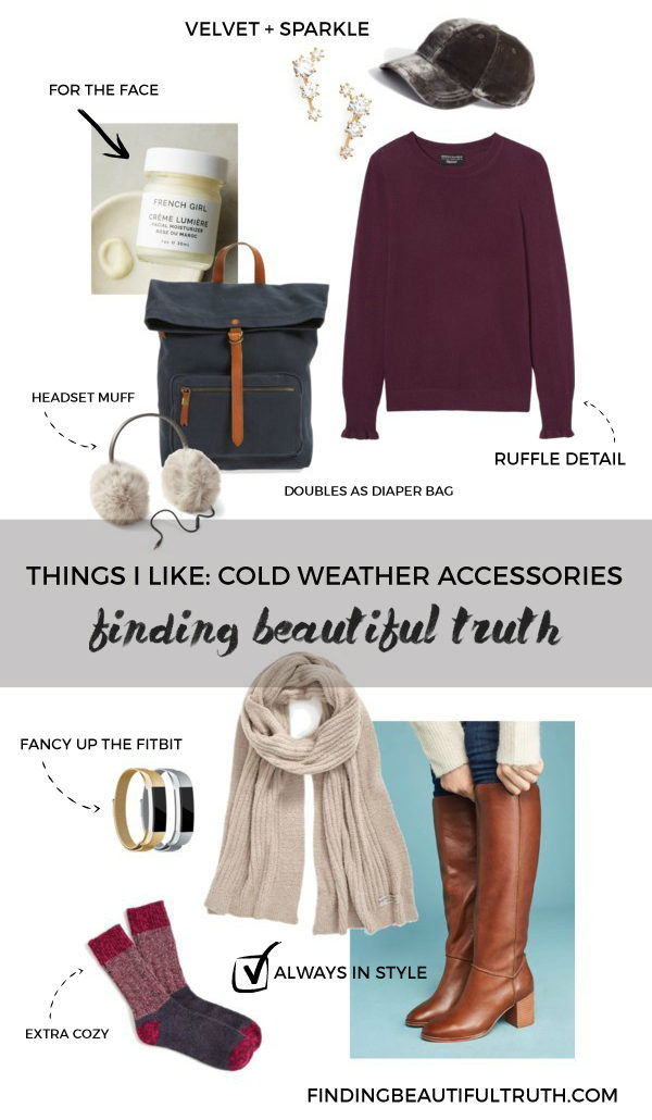 cold weather accessories for fall & winter | Finding Beautiful Truth
