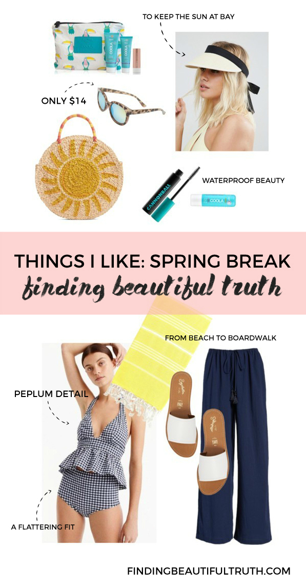 spring break vibes for your next warm weather vacation | things I like via Finding Beautiful Truth