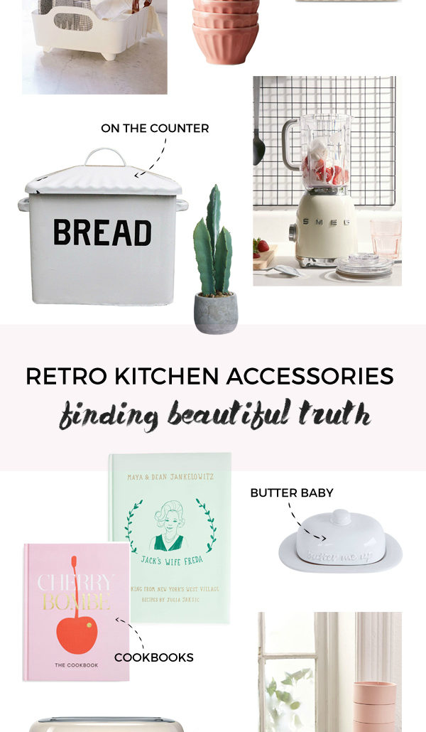 retro kitchen style | things i like + kitchen accessories