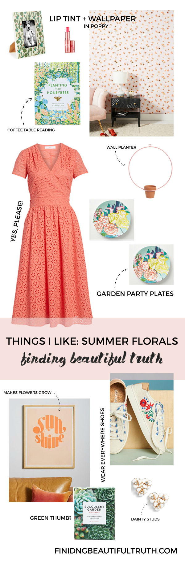 summer florals | things i like via Finding Beautiful Truth
