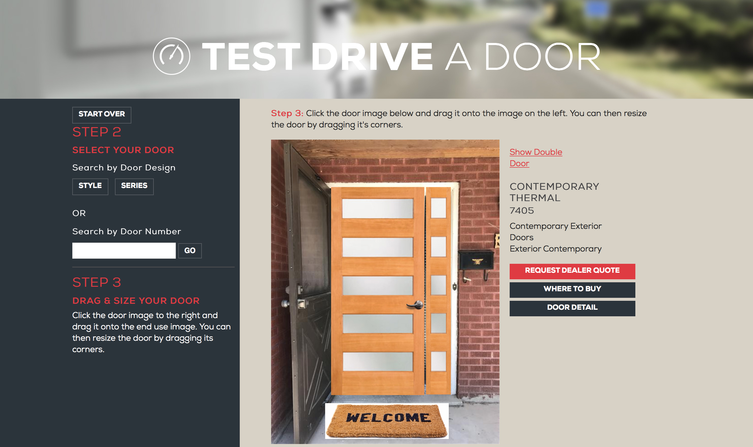 choosing a front door | MidMod renovation via Finding Beautiful Truth