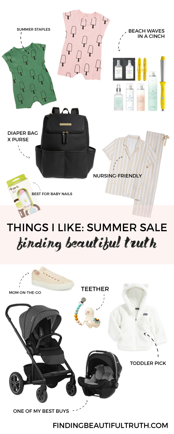 a roundup of summer sale items | Finding Beautiful Truth