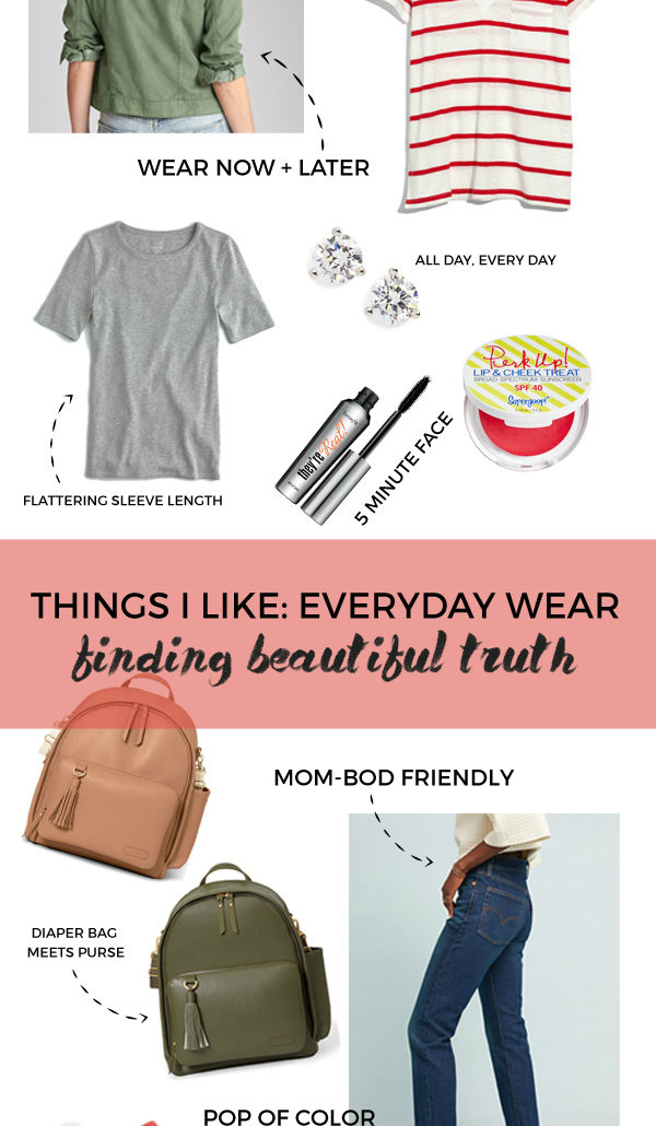 things i like: everyday wear | a roundup of transitional clothing items via Finding Beautiful Truth