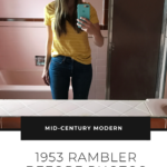 BEFORE Photos 1953 Mid-Century Rambler