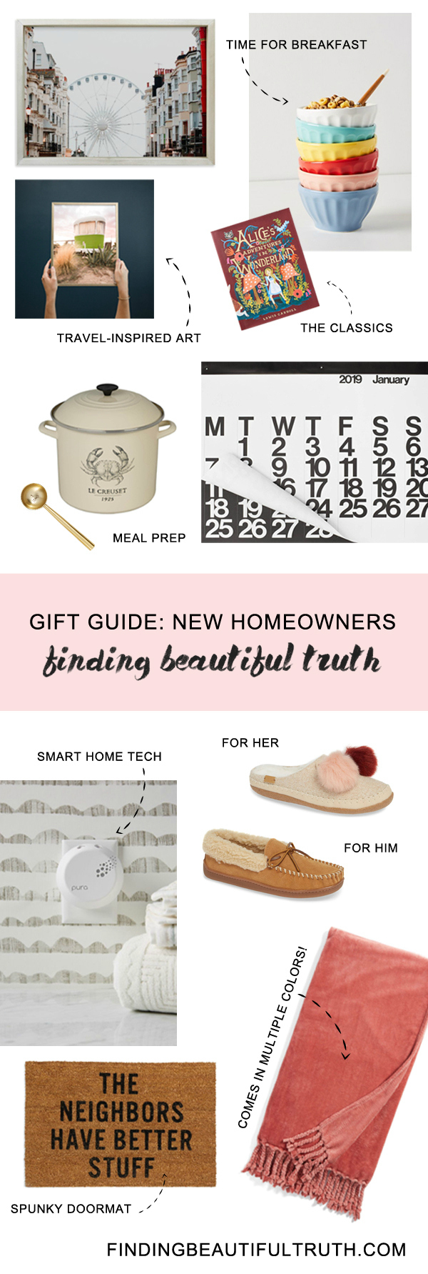 gift ideas for the new homeowners | holiday gift guide via Finding Beautiful Truth
