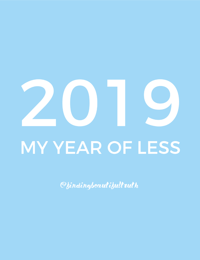 my 2019 word of the year | Finding Beautiful Truth
