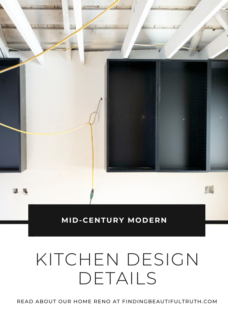 mid-century modern home renovation | kitchen design