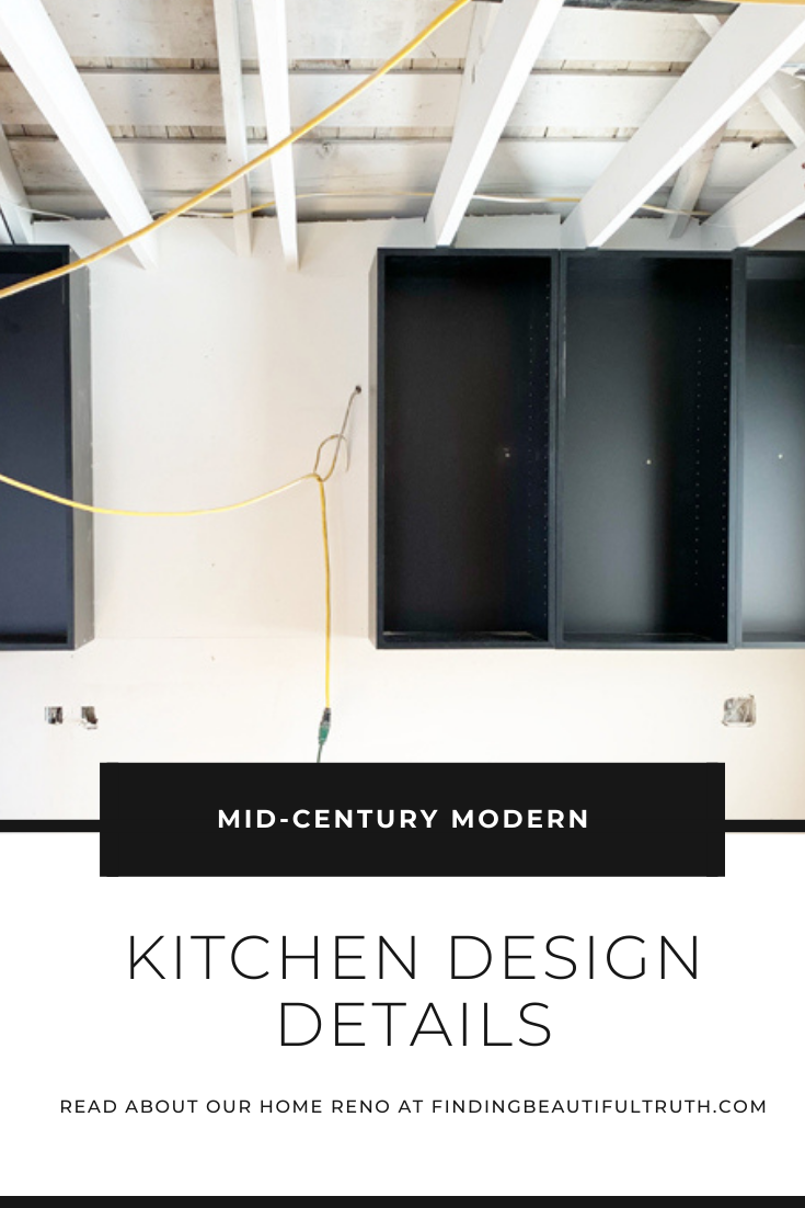 mid-century modern home renovation | kitchen design