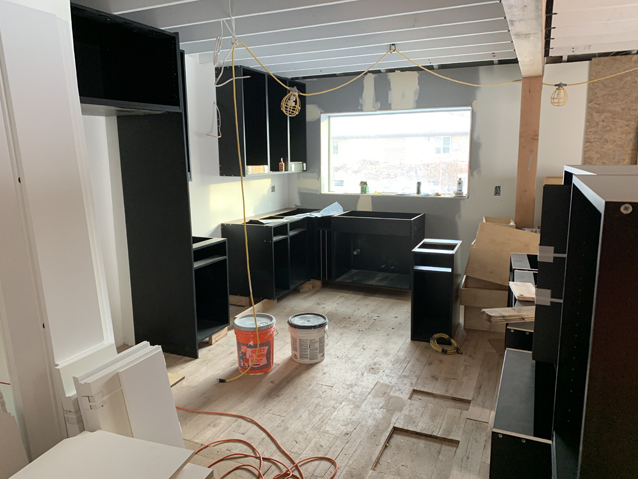 kitchen progress update from our home renovation | Finding Beautiful Truth