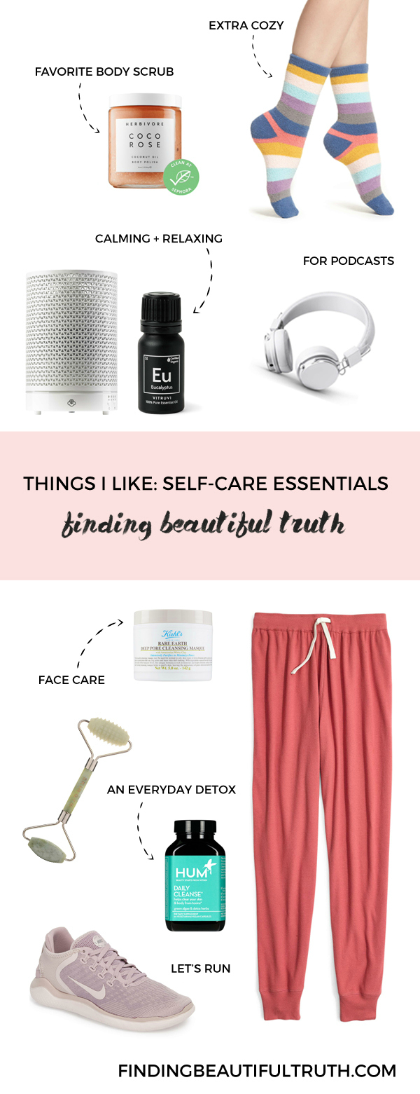 a roundup of self-care essentials | via Finding Beautiful Truth