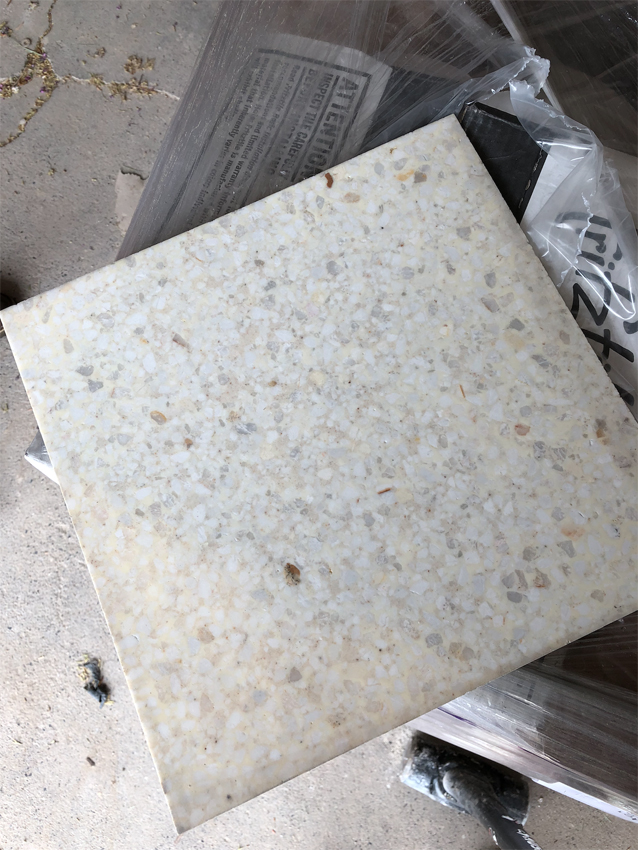 our mid-mod renovation | terrazzo tile via Finding Beautiful Truth