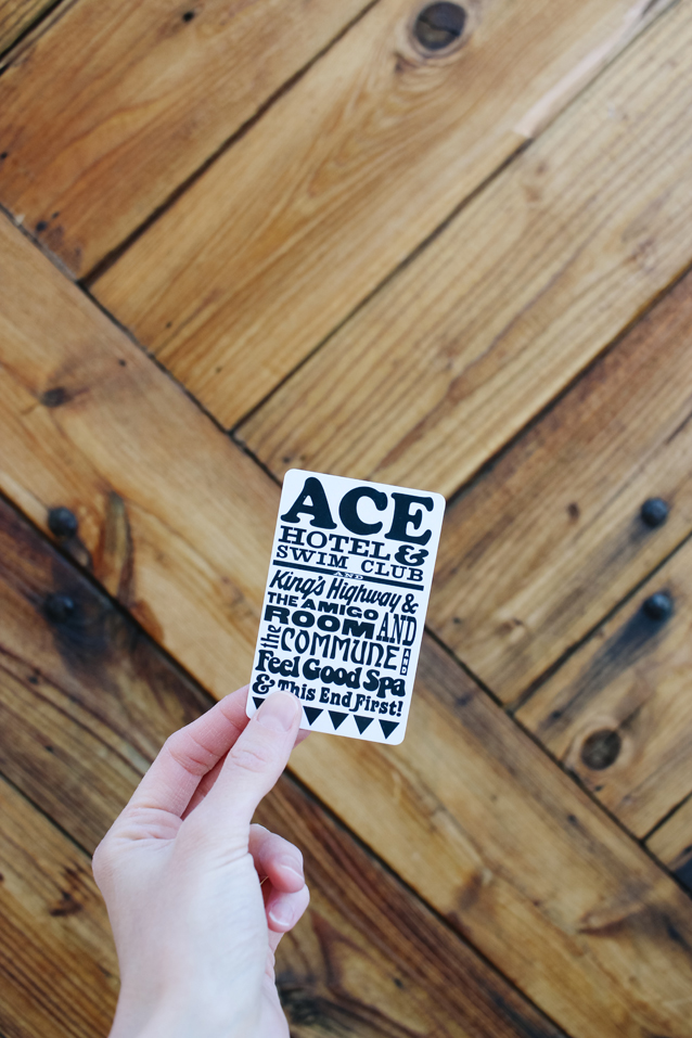 checking in at the Ace Hotel Palm Springs | Finding Beautiful Truth